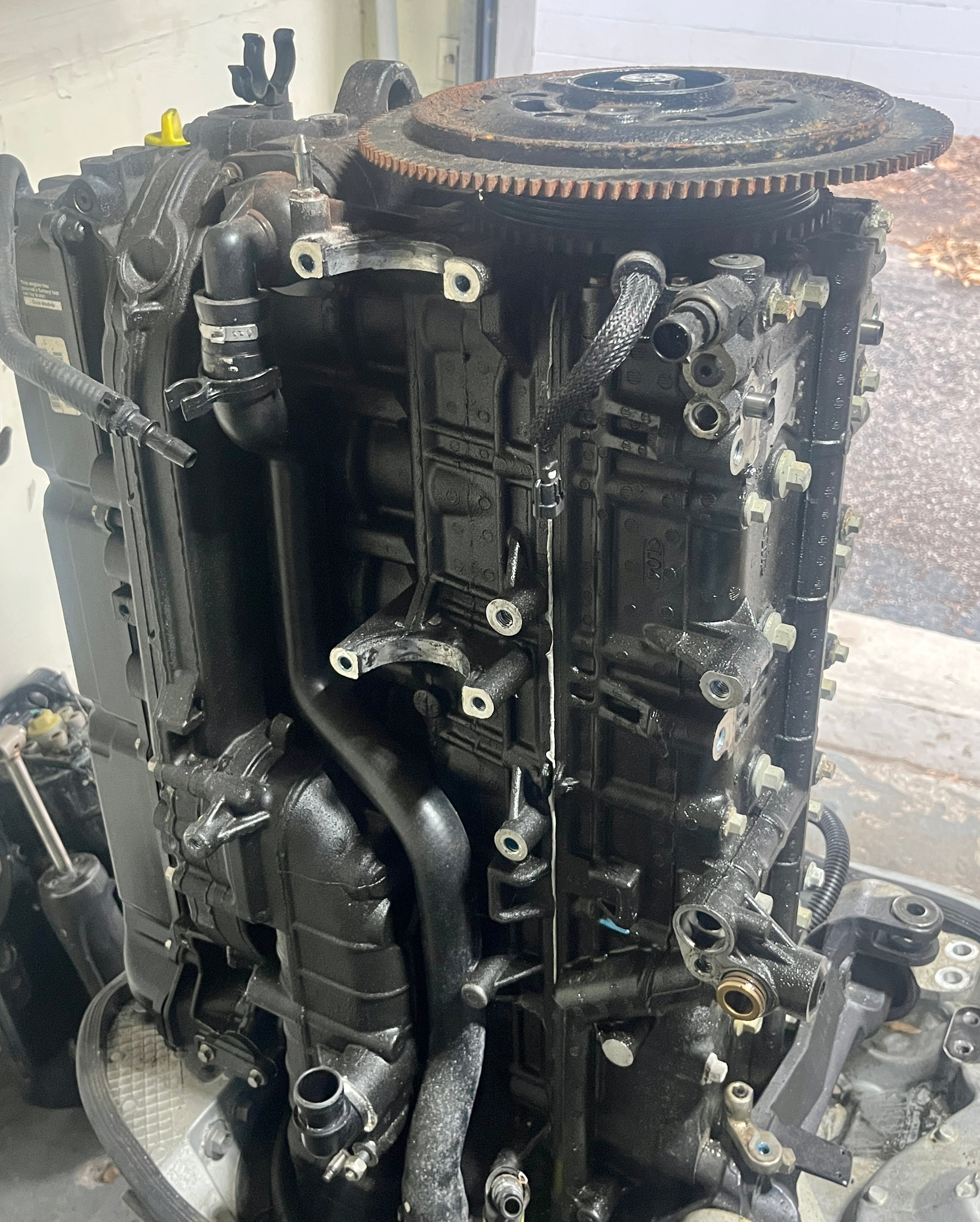 350 400 hp Mercury Verado LONG BLOCK CRANKCASE 896966A06 8M0103281 CYL ...