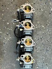 Cargar imagen en el visor de la galería, 115 hp Mercury 884586T07 884586T08 884586T09 884586T10 3301-824902-c Carburetor Set WME 111-1 111-2 111-3 111-4 two stroke four cylinder