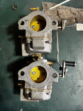 Lade das Bild in den Galerie-Viewer, 40 50 hp Johnson Evinrude CARBURETOR SET 432439 397064 395790 398318 396140 Two Stroke 2 Cylinder 1985-1993 also 398347 398346 432982 432983 432985 432984 432437 398340