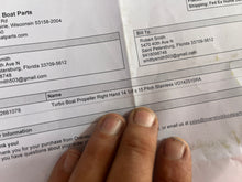 Lade das Bild in den Galerie-Viewer, Turbo Boat Propeller Right Hand 14 1/4 x 15 Pitch Stainless VO142515RA OMC COBRA VOLVO