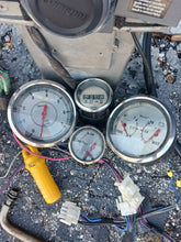 Load image into Gallery viewer, E tec top mount binnacle control, key,harness, rpm, fuel, volt, trim, multifunctional