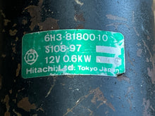 Lade das Bild in den Galerie-Viewer, 50 hp Yamaha 6H3-81800-11-00 STARTING MOTOR two stroke 1989-1994 3 cylinder 6H3-81800-10-00 6J4-81800-01-00