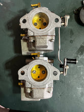 Cargar imagen en el visor de la galería, 40 50 hp Johnson Evinrude CARBURETOR SET 397064 395790 398318 396140 Two Stroke 2 Cylinder 1985-1993 also 398347 398346 432982 432983 432985 432984 432437 398340