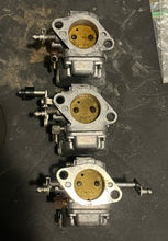 Cargar imagen en el visor de la galería, 60 hp Mercury CARBURETOR SET two stroke 3 cylinder 58-1 3301-821854T7 821854T22 58-2 821854T8 821854T23 58-3 821854T9 821854T24