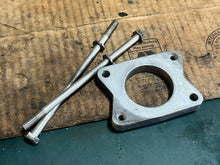 Load image into Gallery viewer, f 100 90 80 75 hp Yamaha 67F-14243-00-00 carburetor intake manifold PLATE & two 67F-14216-00-00 carburetor intake BOLT 1990-2004 1999-2004