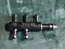 Load image into Gallery viewer, v4 Johnson Evinrude FUEL MANIFOLD 394385 9319345 two stroke MANY HP COMPATIBLE