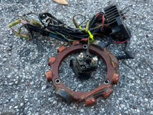 Load image into Gallery viewer, 90 hp Yamaha 688-85510-11-00 STATOR, harness, regulator two stroke 3 cyl ‘84-96