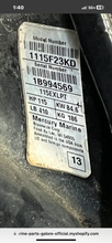 Cargar imagen en el visor de la galería, Mercury XL EXTENSION SPACER 12092A3 with bolts FOUR STROKE off of 115exlpt SOME COMPATIBILITY 40 - 100 hp as well as TWO STROKE
