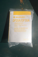Load image into Gallery viewer, Df 25 30 hp Suzuki engine manual & mounting hardware FOUR STROKE 25a 30a
