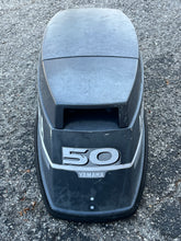 Load image into Gallery viewer, 50 40 HP Yamaha top cowl 6H4-42610-U1-EK (no oil cap hole) 1989-1994 two stroke 6H4-42610-44-EK (oil access)