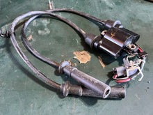 Load image into Gallery viewer, f 90 hp Yamaha IGNITION COIL #1 63P-82310-01-00 f6t557 four stroke 2005-2017 some compatibility 50 60 70 75 150 hp 18” high tension cord