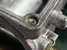 Load image into Gallery viewer, 115 hp Yamaha CARBURETOR UPPER 6E5-14301-03-00 6e503 two stroke 1984 - one broken screw in 1 of 4 carb bowl screws
