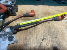 Load image into Gallery viewer, 150 -250 hp Yamaha 61A-85570-00-00 IGNITION COIL 76d OX66 f6t530 oem TESTED 8” cord with electrical bracket Two Stroke 1997-2003