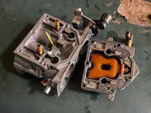 Load image into Gallery viewer, 225 200 hp Mercury CARBURETOR SET WM-47 3311-818639A12 818639A13 818639A14 two stroke 3.0 liter CLEAN - NEED NEW BOWL GASKETS