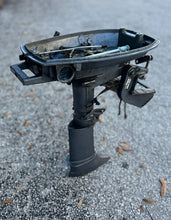 Load image into Gallery viewer, 4 hp Yamaha 6E0-45111-02-EK UPPER CASING midsection 4MSHR 1993 ‘88-93 TWO STROKE clamps 6E0-43111-01-EK 6E0-43112-01-EK