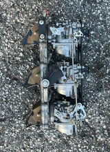 Load image into Gallery viewer, 90 75 hp Yamaha 6H1-14301-15-00 CARBURETOR set 14302 14303, 6H1-13641-02-94 MANIFOLD, 688-13610-00-00 REED VALVE two stroke 1985-1991