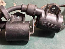 Cargar imagen en el visor de la galería, DT 150 175 200 HP Suzuki F6T530 Ignition Coils 6” cord intertwined TWO STROKE 1987-99 black boot