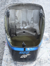Cargar imagen en el visor de la galería, 225 hp Mercury Optimax Cowling, blue decals, hood engine cover cowl lid