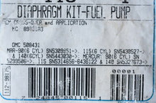 Cargar imagen en el visor de la galería, 90 115 140 hp OMC Mercury cross-over Diaphragm Kit-Fuel Pump, 6 cylinder