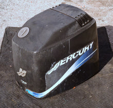 Cargar imagen en el visor de la galería, 115, 125 hp Mercury mariner engine cover, cowling, 4 cylinder two stroke, RESTORATION piece