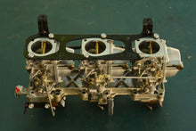 Load image into Gallery viewer, sold ebay JULY 3rd-------90 hp yamaha 90etlf carb set #2, 6H1-14301 6H1-14302 6H1-14303, two stroke
