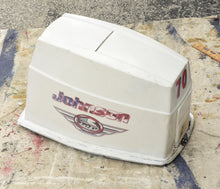 Cargar imagen en el visor de la galería, 70 hp Johnson 0435729 ENGINE COVER ASSEMBLY, 60 hp, 1993 two stroke, custom USA decals