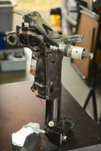Load image into Gallery viewer, DF 25 hp Suzuki 43111-95J00-0EP SWIVEL BRACKET nla, 43750-95J00-0EP STEERING BRACKET nla, 2006 twin v four stroke