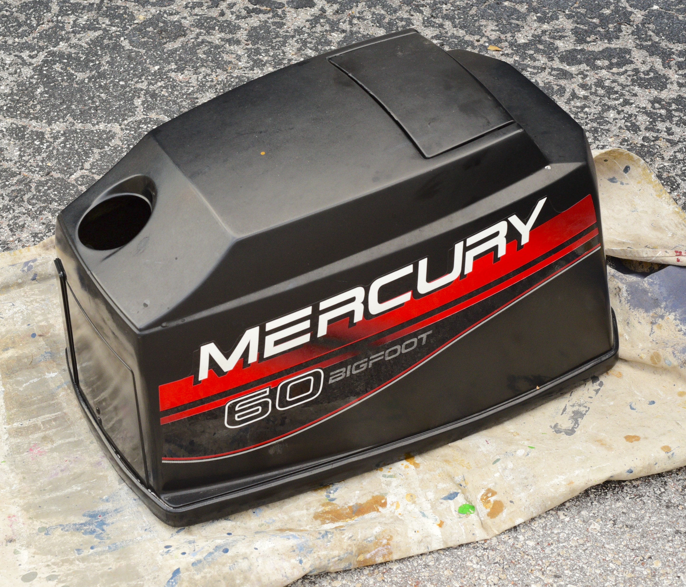 60 40 45 50 55 hp Mercury Bigfoot 816534A8 TOP COWL ASSEMBLY engine co