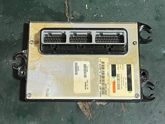 350 hp Mercury Verado PROPULSION CONTROL MODULE PCM8002 8M0118790 2016 2.6 Liter Four Stroke