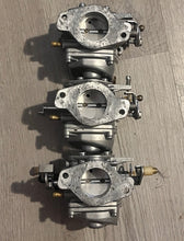 Charger l'image dans la galerie, 50 40 hp Yamaha CARBURETOR SET 6H5-06 6H5-14301-06-00 6H5-14302-06-00 6H5-14303-06-00 two stroke 1984-1988
