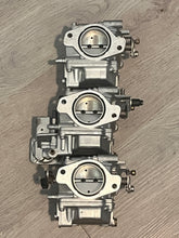 Load image into Gallery viewer, 90 hp Yamaha CARBURETOR SET 61H-30 6H1-14301-30-00 6H1-14302-30-00 6H1-14303-30-00 Two Stroke 2004-09 superseded 6H1-31
