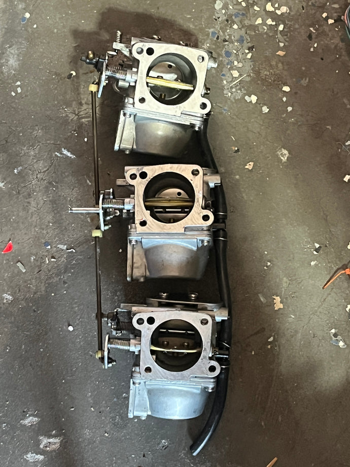 90 hp Tohatsu CARBURETOR SET 3L9032000 9032070 9032100 TWO STROKE 1996-2002 90AD