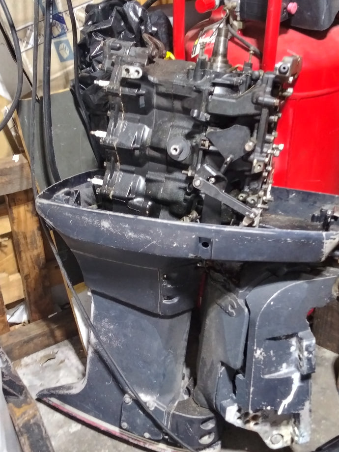 60 70 hp johnson evinrude 1989 and up powerhead on mid w trim