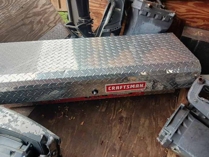 Sears craftsman truck bed tool chest silver aluminum