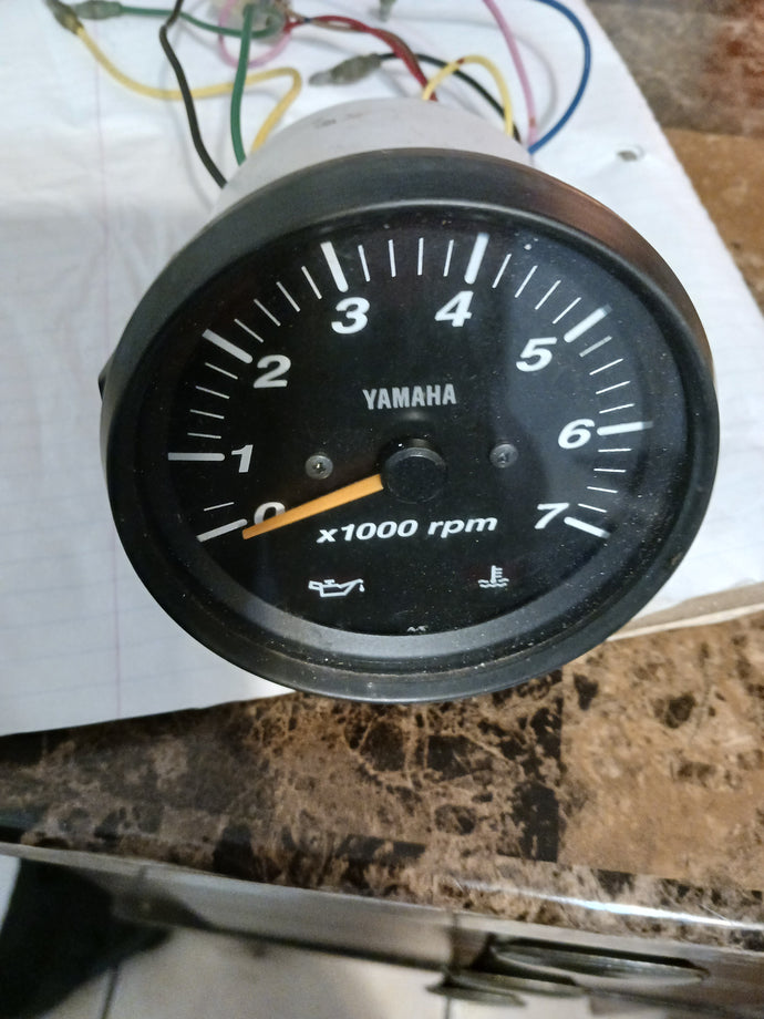 Yamaha Tachometer Gauge w oil and water temp warning