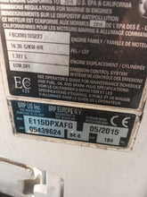 Lade das Bild in den Galerie-Viewer, 115 hp etec e-tec powerhead, midsection, 5 inch extension plate

