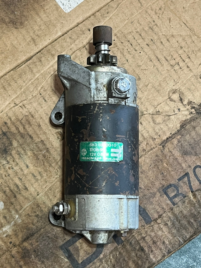 70 60 50 40 hp Yamaha 6H3-81800-11-00 STARTING MOTOR two stroke 1989-1994 3 cylinder 6H3-81800-10-00 6J4-81800-01-00