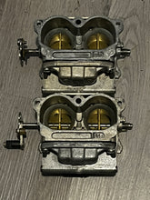 Load image into Gallery viewer, 90 hp Johnson Evinrude CARBURETOR SET two stroke 1982 v4 328811 327889 393770 393769
