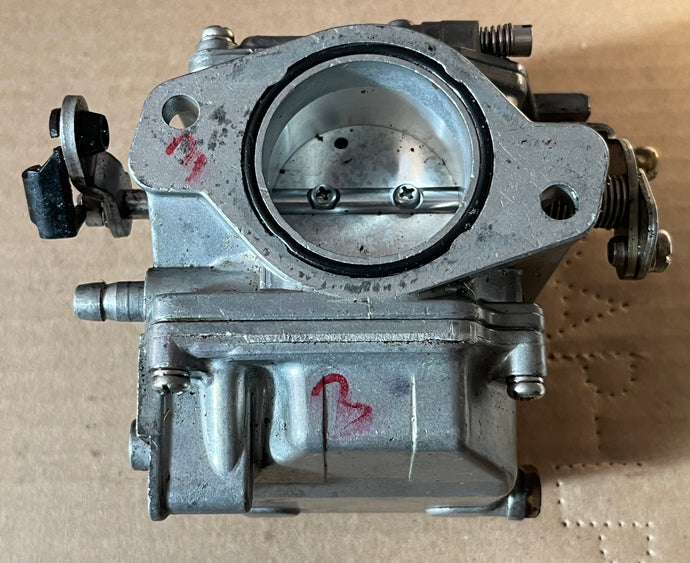 90 75 hp Yamaha CARBURETOR 3 bottom 6H1-14303-07-00 TWO STROKE 1992-2003