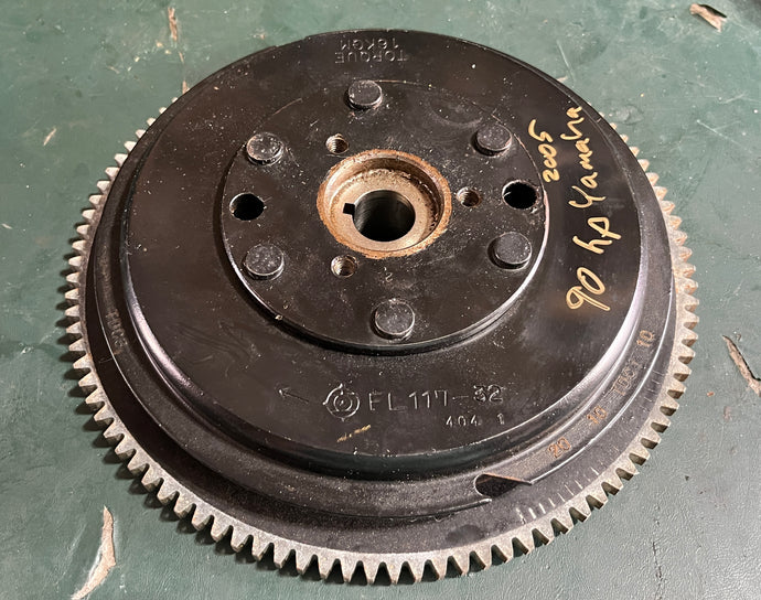 90 75 hp Yamaha flywheel ROTOR ASSY with keyway 6H0-85550-00-00 fl117-32 two stroke 1992-2009
