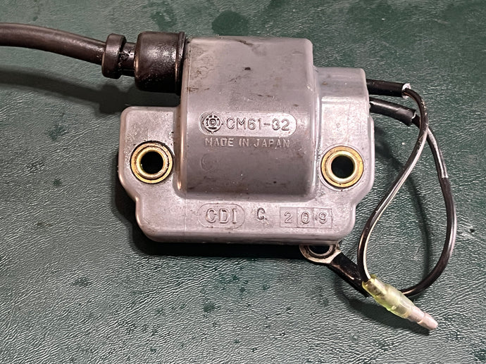4 5 hp Yamaha 6E0-85570-21-00 ignition coil NLA cm61-32 two stroke 1984-95 6E0-10 6E0-11