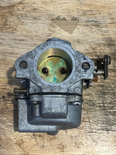 Load image into Gallery viewer, 70 hp Johnson Evinrude 313355 d2 d1 CARBURETOR w linkages, choke solenoid &amp; plunger TWO STROKE oem 0393546 0393547 CARBURETOR with linkages two stroke 1978-88
