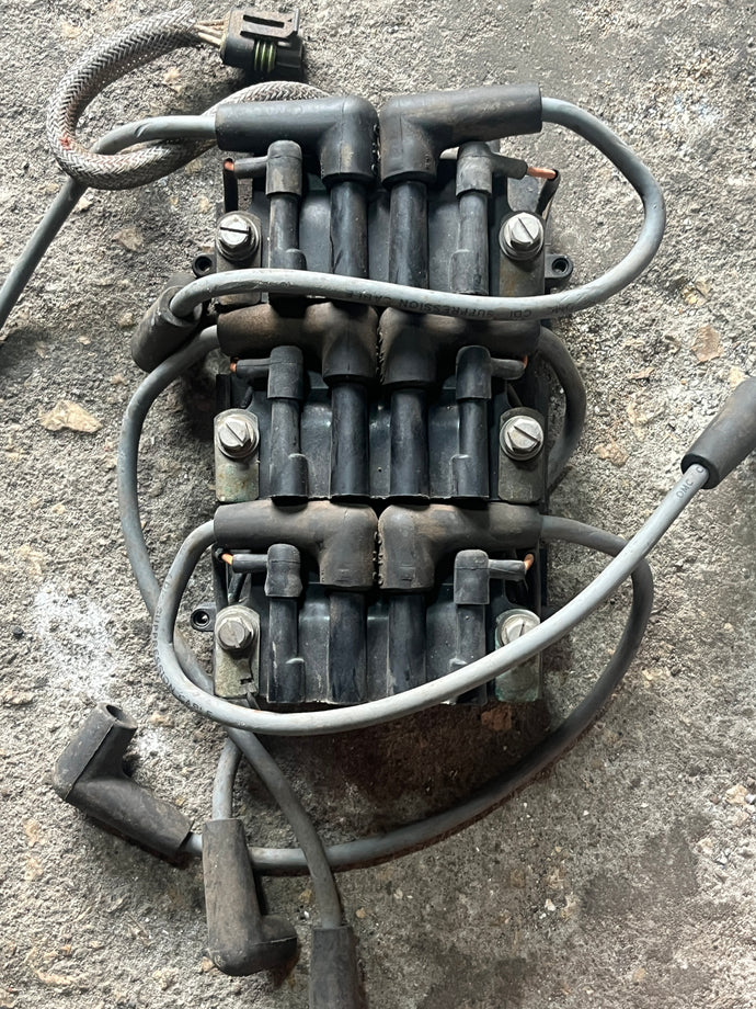 150 175 hp OMC Johnson Evinrude 584910 0584985 POWER PACK & Ignition Coil 0583740 ios 60 degree outboards