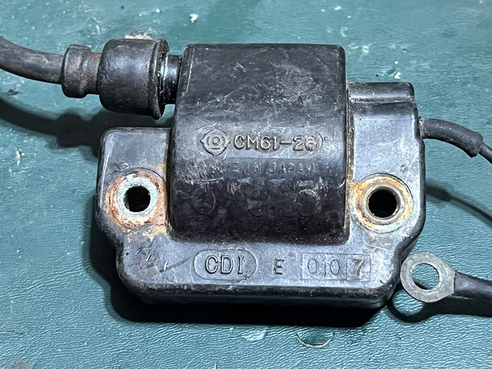 Yamaha Ignition coil oem 6E5-85570-11-00 cm61-26 1987 - 1994 115 130 150 175 200 225 hp single eyelet