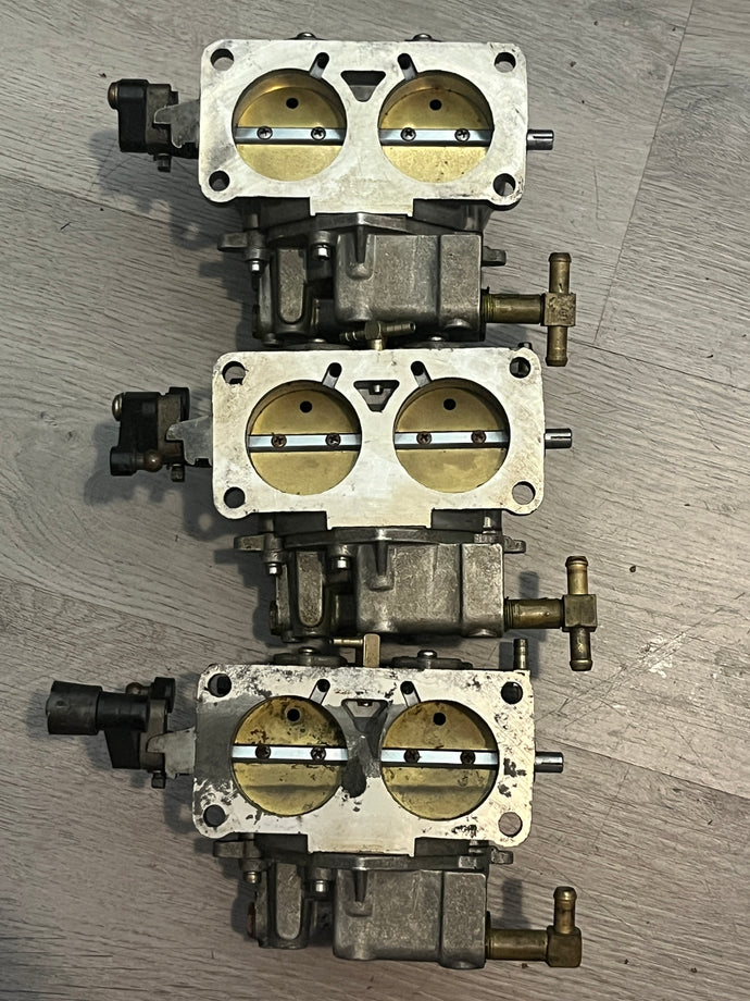 200 hp Mercury CARBURETOR SET WMV 5-1 5-2 5-3 3326-828272A13 828272A49, 3326-828272A14 828272A50, 3326-828272A15 828272T51 two stroke 1996-1998