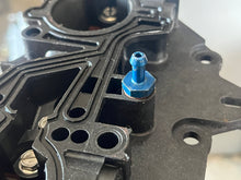 Lade das Bild in den Galerie-Viewer, 175 150 135 hp Ficht Evinrude INTAKE MANIFOLD PORT 0346148 LEAF PLATE 0437591 two stroke 2005-2006
