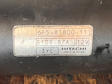 Load image into Gallery viewer, 30 hp Yamaha starting STARTER MOTOR 6F5-81800-11-00 two stroke 1986-2012 some 25 40 50 hp compatibility / superseded 6J4-81800-01-00 6J4-81800-00-00 6F5-81800-10-00
