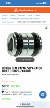 Lade das Bild in den Galerie-Viewer, bf 175 200 225 hp Honda VST Vapor Separator Tank 16730-ZY3-A04, 2007 four stroke outboards
