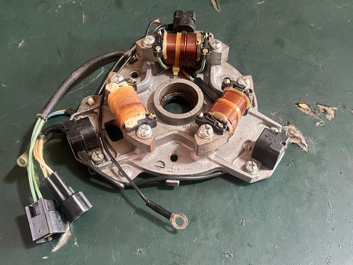 50 40 hp Yamaha OEM BASE ASSY 63D-85560-10-00 stator trigger Two Stroke 2000-2005