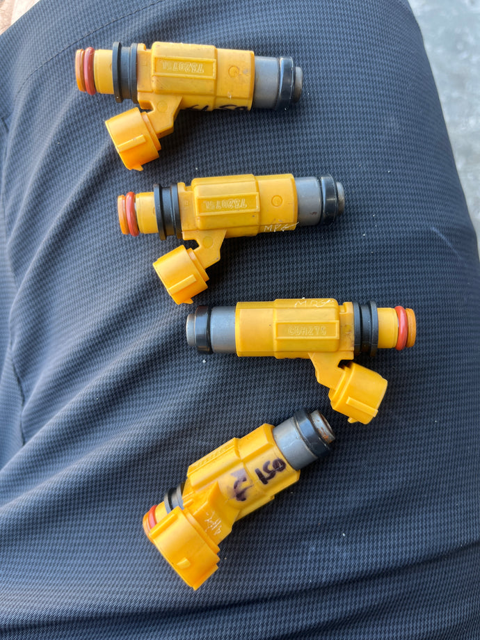 sold local may2025——f 150 hp Yamaha FUEL INJECTOR orange 63P-13761-00-00 CDH275 four stroke 2004-2010 cleaned